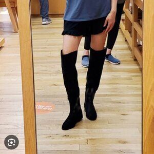 J. Crew Microsuede Over the Knee Boots